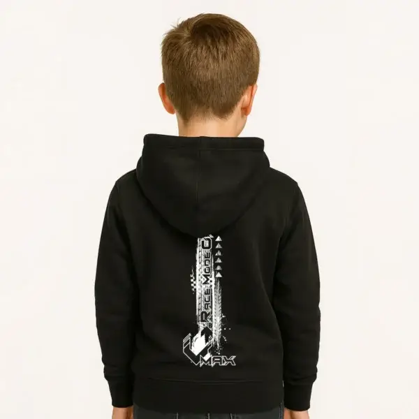 Kinder-Zoodie “Life is Better on Racetracks” - Sweatjacke mit Kapuze – Bild 3