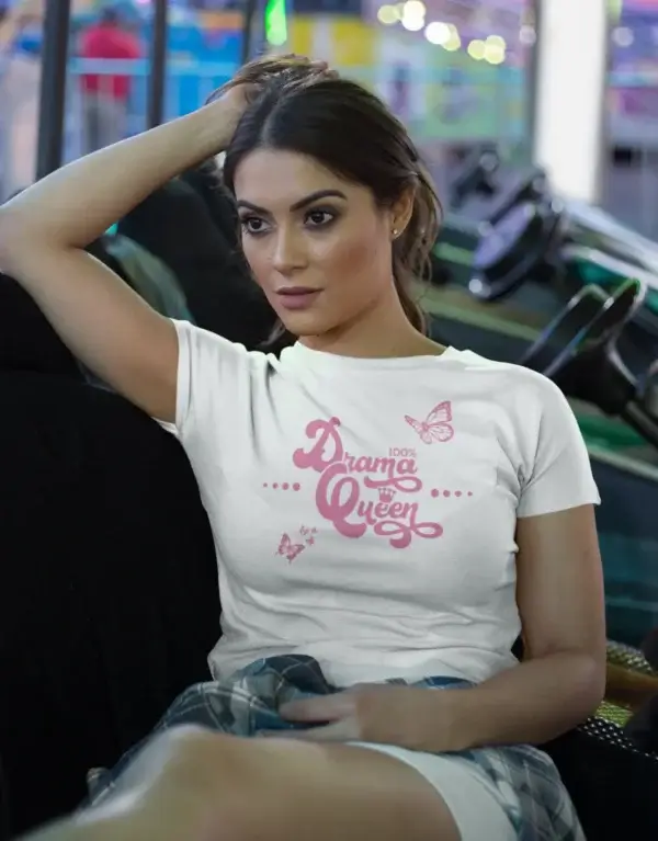 Drama Queen - Ladies T-Shirt - great colors - Image 2