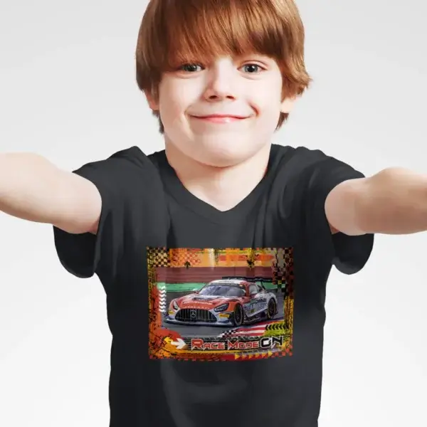 Kids T-Shirt - RACE MODE ON - AMG-Mercedes GT3 - Image 6