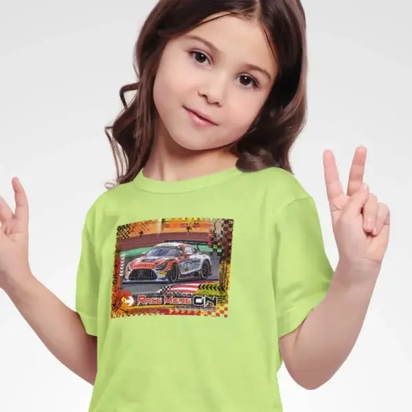Kids T-Shirt - RACE MODE ON - AMG-Mercedes GT3 - Image 5