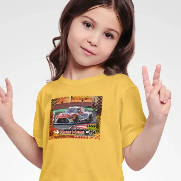 Kids T-Shirt - RACE MODE ON - AMG-Mercedes GT3 - Image 4