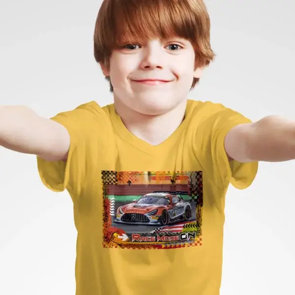Kids T-Shirt - RACE MODE ON - AMG-Mercedes GT3 - Image 3