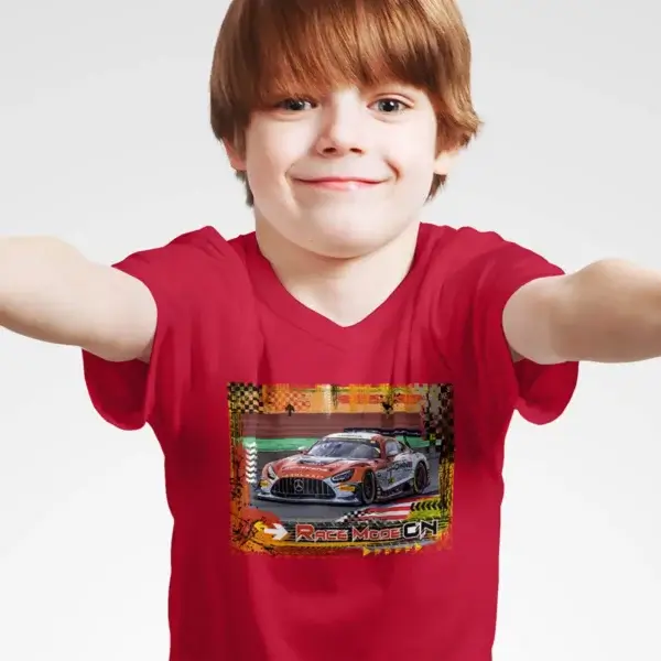 Kids T-Shirt - RACE MODE ON - AMG-Mercedes GT3 - Image 2