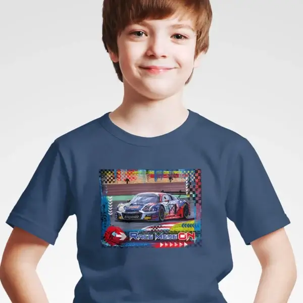 Kids T-Shirt - RACE MODE ON - Audi R8 LMS GT3 - Image 4