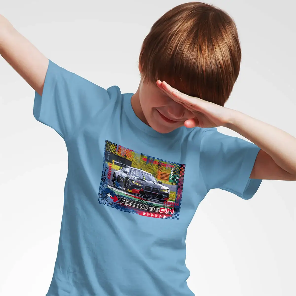 Kinder T-Shirt - RACE MODE ON -  BMW M4 GT3