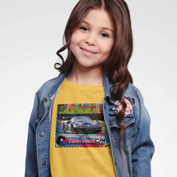 Kinder T-Shirt – RACE MODE ON – Ferrari 296 GT3 – Bild 6
