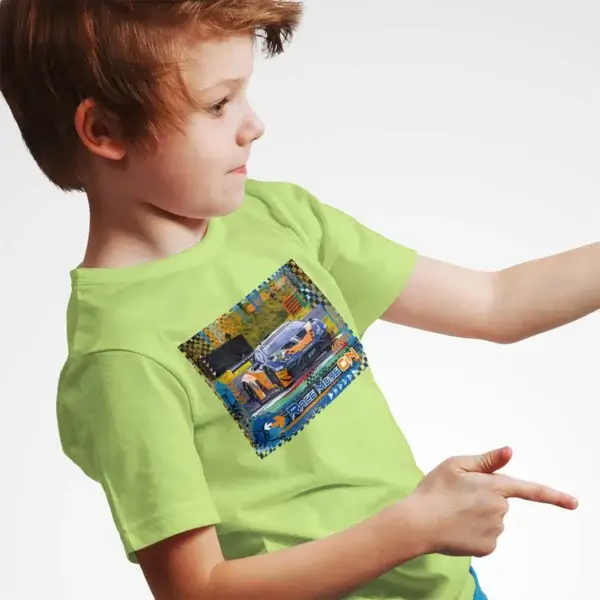 Kids T-Shirt - RACE MODE ON - Lamborghini Huracán GT3 EVO2 - Image 6