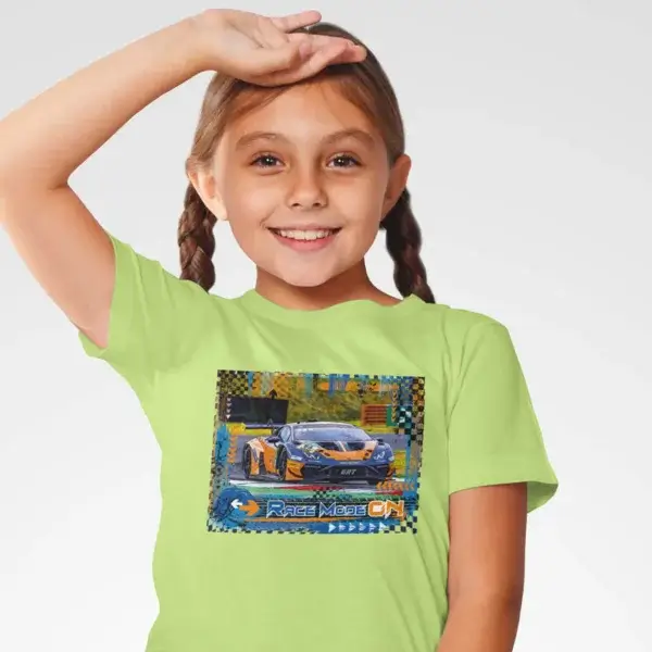 Kids T-Shirt - RACE MODE ON - Lamborghini Huracán GT3 EVO2 - Image 5