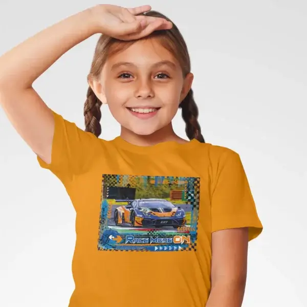 Kids T-Shirt - RACE MODE ON - Lamborghini Huracán GT3 EVO2 - Image 4