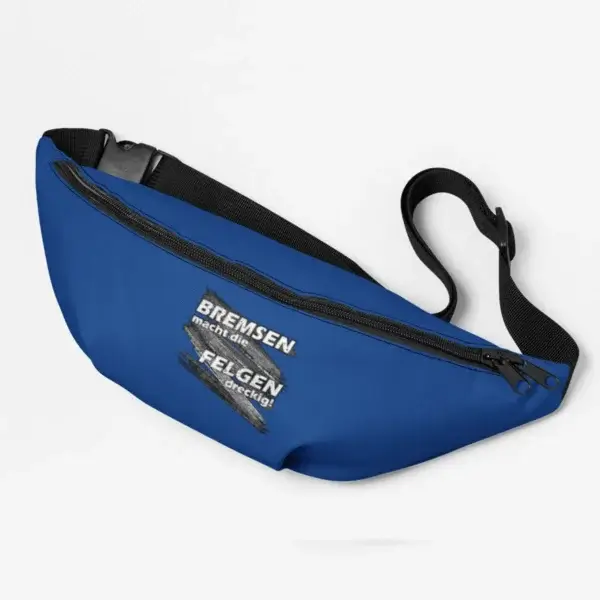 Crossbody Bag, Umhängetasche Damen und Herren - Bremsen macht die Felgen dreckig – Bild 3