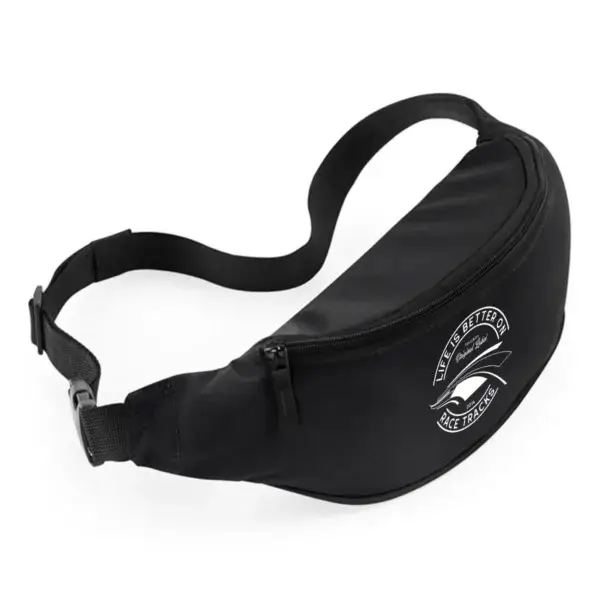 Crossbody Bag, Umhängetasche Damen und Herren - LIFE IS BETTER ON RACETRACKS – Bild 4