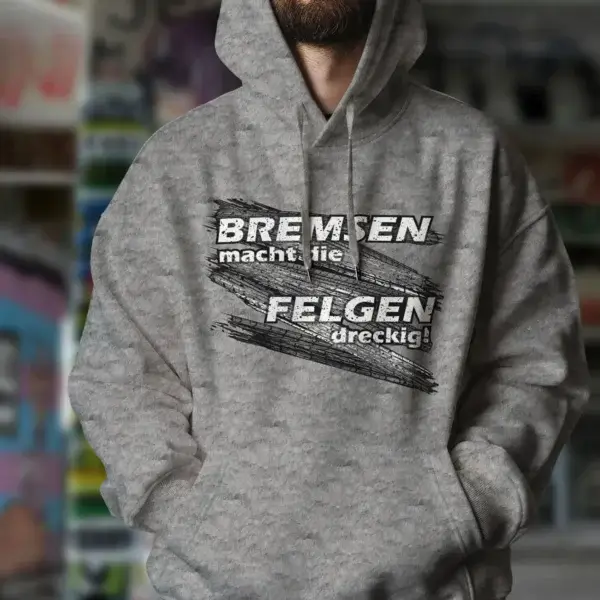 Motorsport HOODIE - Brakes make the rims dirty - THE ORIGINAL - Image 2