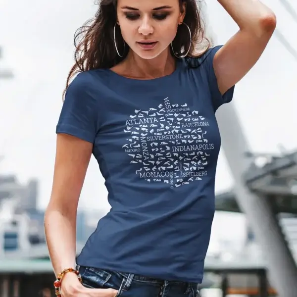 Damen T-Shirt “Global Racetrack Explorer”