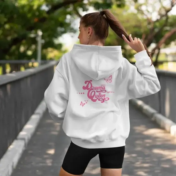 Ladies' hoodie "100% Drama Queen" - Image 5