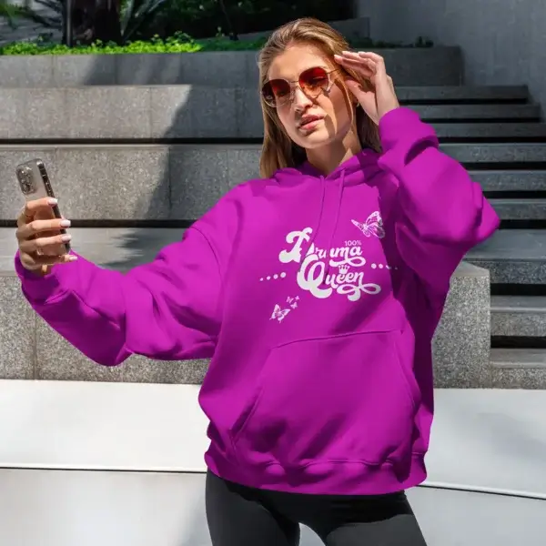 Ladies' hoodie "100% Drama Queen" - Image 3