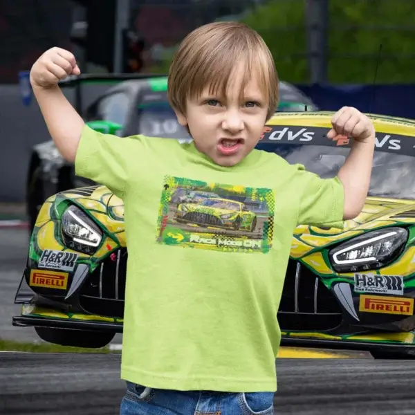 Mercedes AMG GT3 - Team Mann Filter - Landgraf - KIDS T-Shirt – Bild 2