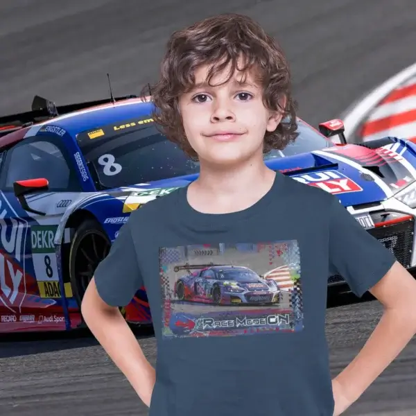 Audi R8 LMS GT3 - Liqui Moly Team Engstler - KIDS T-Shirt – Bild 2