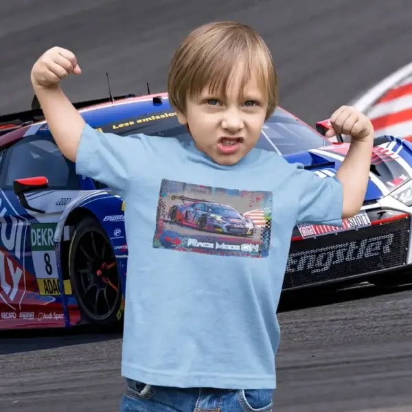 Audi R8 LMS GT3 - Liqui Moly Team Engstler - KIDS T-Shirt – Bild 3