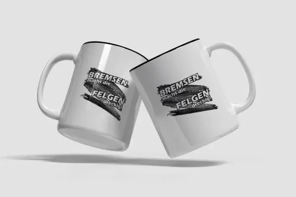 Kaffeetasse Bremsen macht die Felgen dreckig – Bild 2