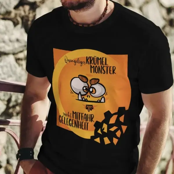 T-Shirt “Quengeliges Krümelmonster” – Humor trifft Komfort