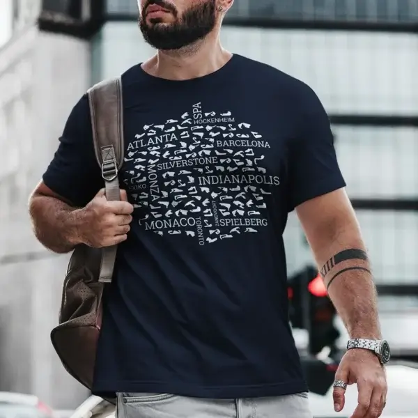 Herren T-Shirt “Global Racetrack Explorer”