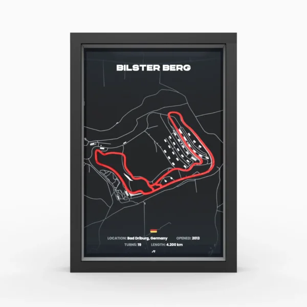 Bilster Berg 3D race track Original A3 - Image 2