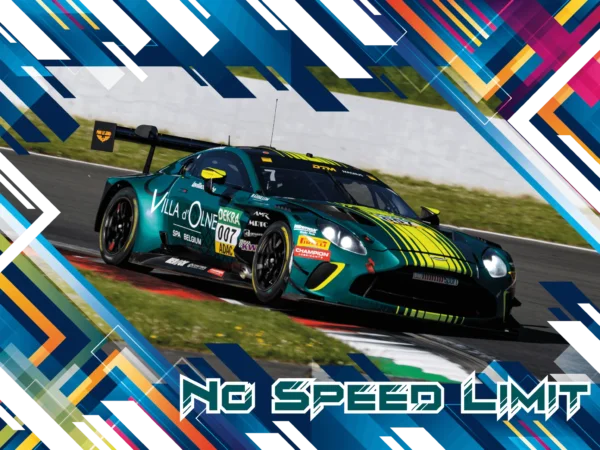 Aston Martin Vantage GT3 Evo - Team Comtoyou Racing #7 - Kids T-Shirt - Image 5