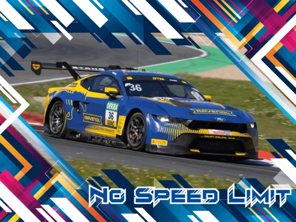 Ford Mustang GT3 - Team HRT Ford Performance #36 - Kinder T-Shirt – Bild 4