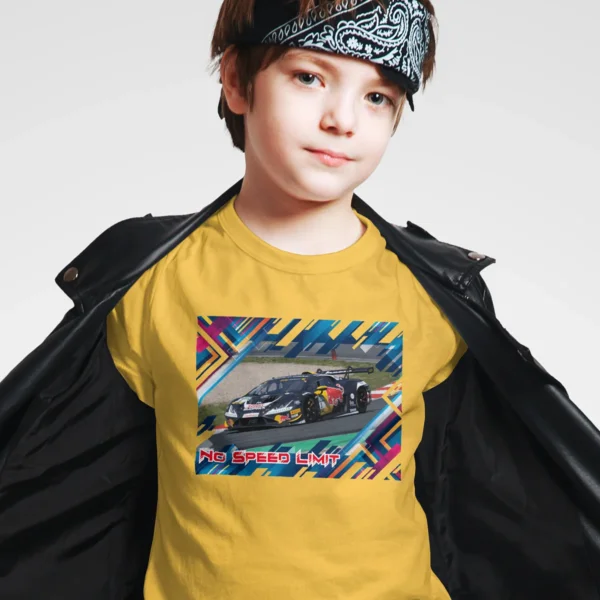 Lamborghini Huracán GT3 Evo2 - Team ABT Sportsline #1 - Kinder T-Shirt – Bild 3