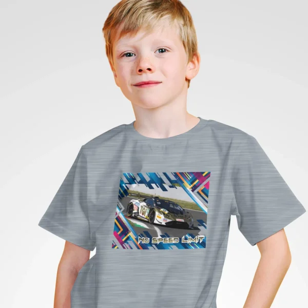 Lamborghini Huracán GT3 Evo2 - Team Grasser #19 - Kids T-Shirt - Image 2
