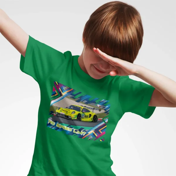 Porsche 911 GT3 R - Team Manthey #91 - Kids T-Shirt - Image 2
