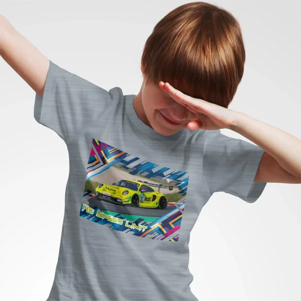 Porsche 911 GT3 R - Team Manthey #91 - Kids T-Shirt - Image 4