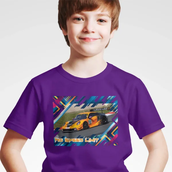 Porsche 911 GT3 R  - Team Manthey Junior #92 - Kinder T-Shirt – Bild 4