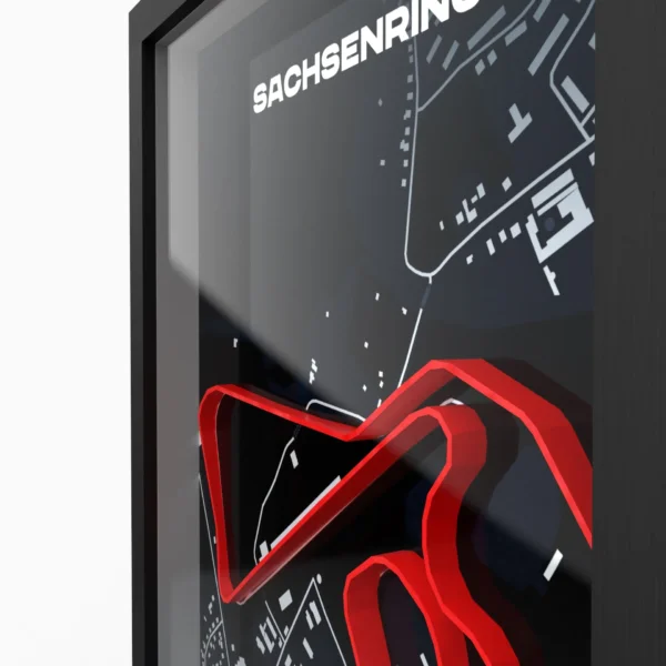 Sachsenring 3D race track Original A3 - Image 4