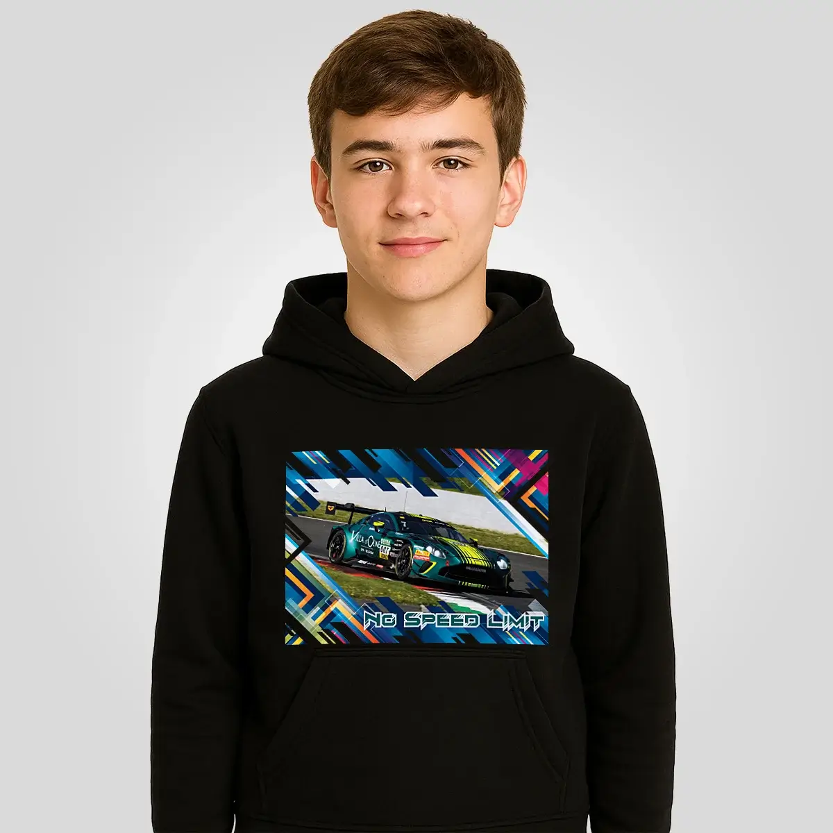 Aston Martin Vantage GT3 Evo Hoodie für Kids & Teens #7 8 Aston Martin Vantage GT3 Evo Hoodie für Kids & Teens #7 - Image 8