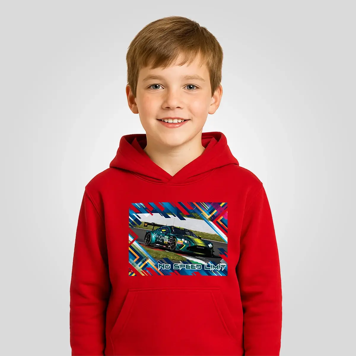 Aston Martin Vantage GT3 Evo Hoodie für Kids & Teens #7 4 Aston Martin Vantage GT3 Evo Hoodie für Kids & Teens #7 - Image 4
