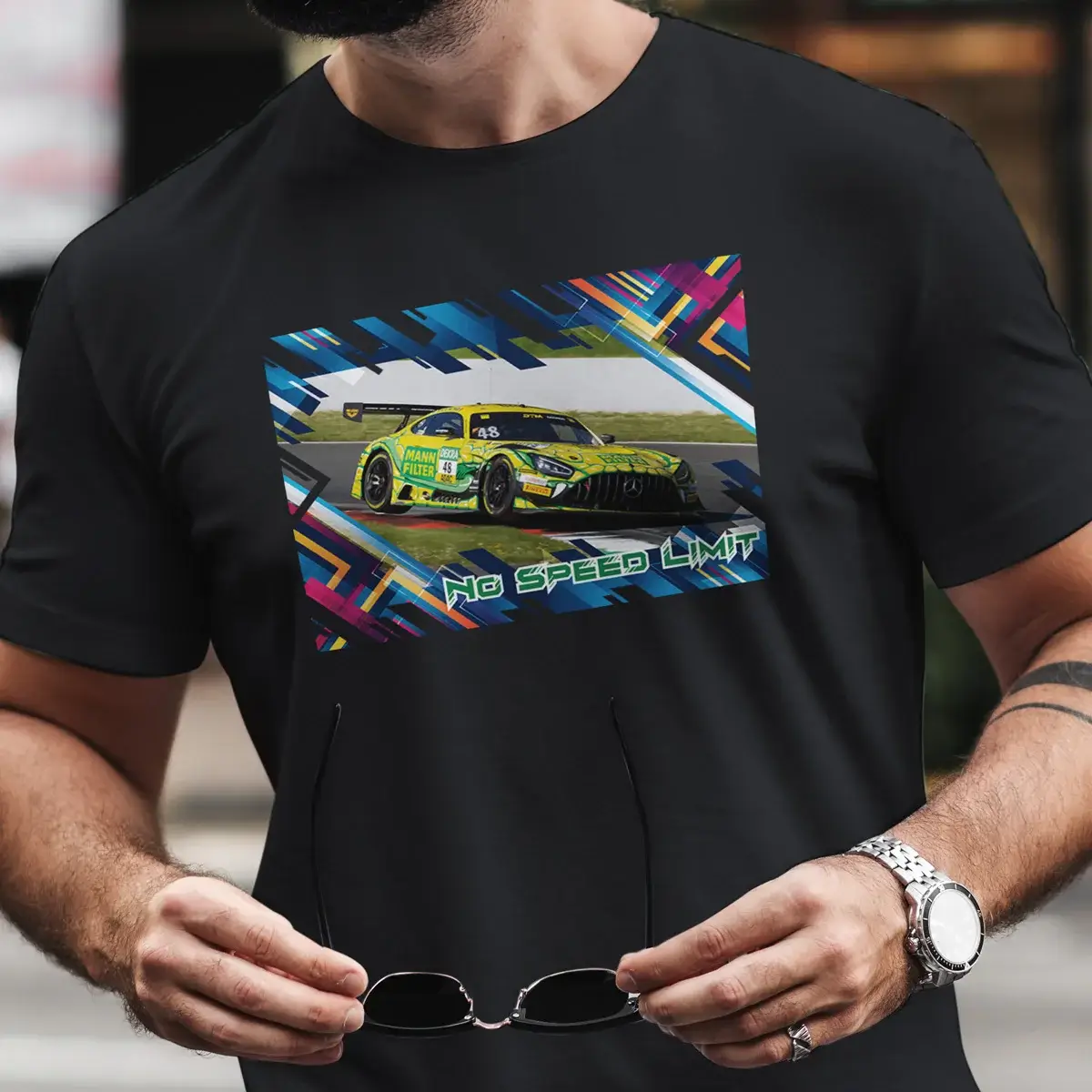 Mercedes-AMG GT3 Herren T-Shirt – #48 Mamba 8 Mercedes-AMG GT3 Herren T-Shirt – #48 Mamba – Bild 8