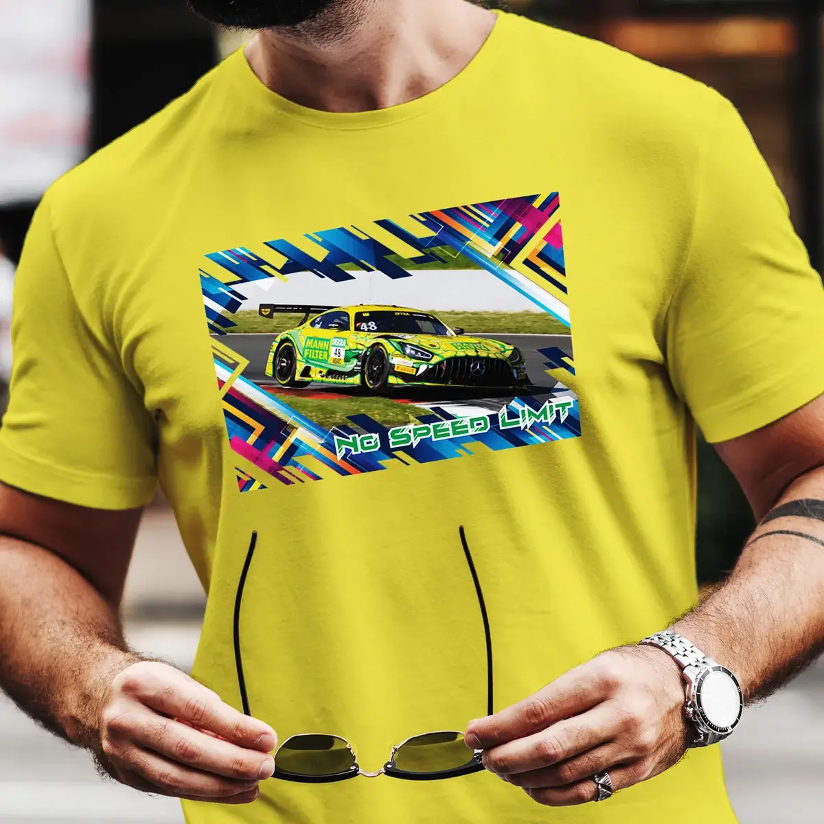 Mercedes-AMG GT3 Herren T-Shirt – #48 Mamba 6 Mercedes-AMG GT3 Herren T-Shirt – #48 Mamba – Bild 6