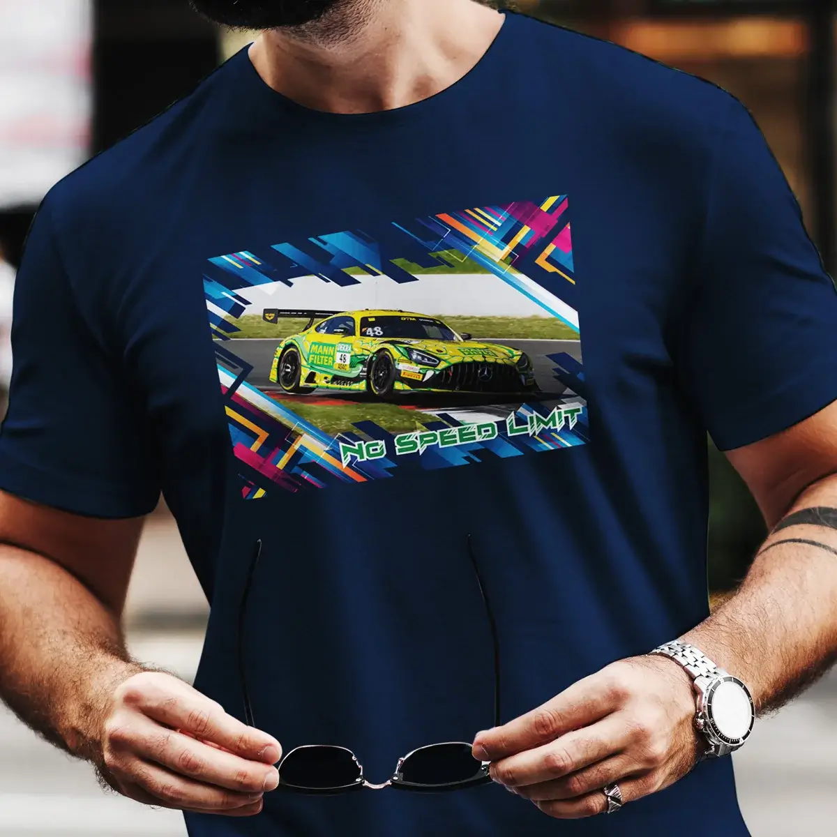 Mercedes-AMG GT3 Herren T-Shirt – #48 Mamba 5 Mercedes-AMG GT3 Herren T-Shirt – #48 Mamba – Bild 5