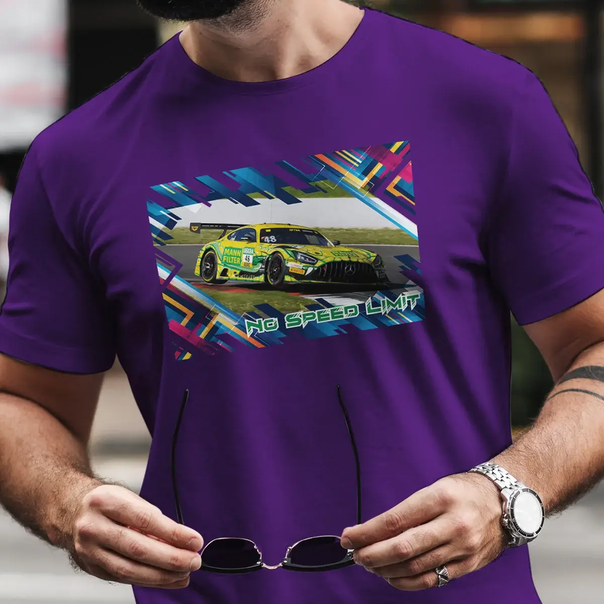 Mercedes-AMG GT3 Herren T-Shirt – #48 Mamba 4 Mercedes-AMG GT3 Herren T-Shirt – #48 Mamba – Bild 4