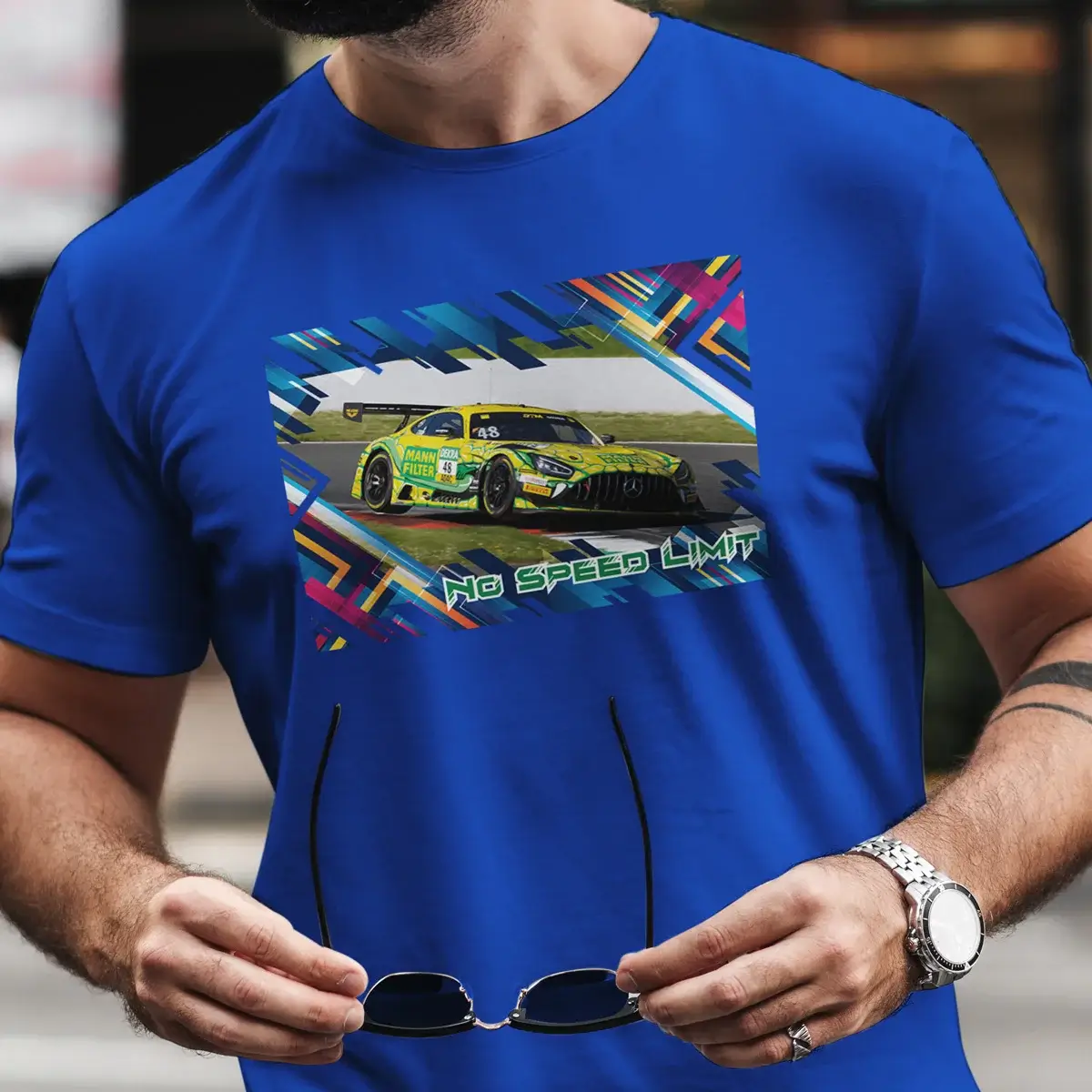 Mercedes-AMG GT3 Herren T-Shirt – #48 Mamba 3 Mercedes-AMG GT3 Herren T-Shirt – #48 Mamba – Bild 3