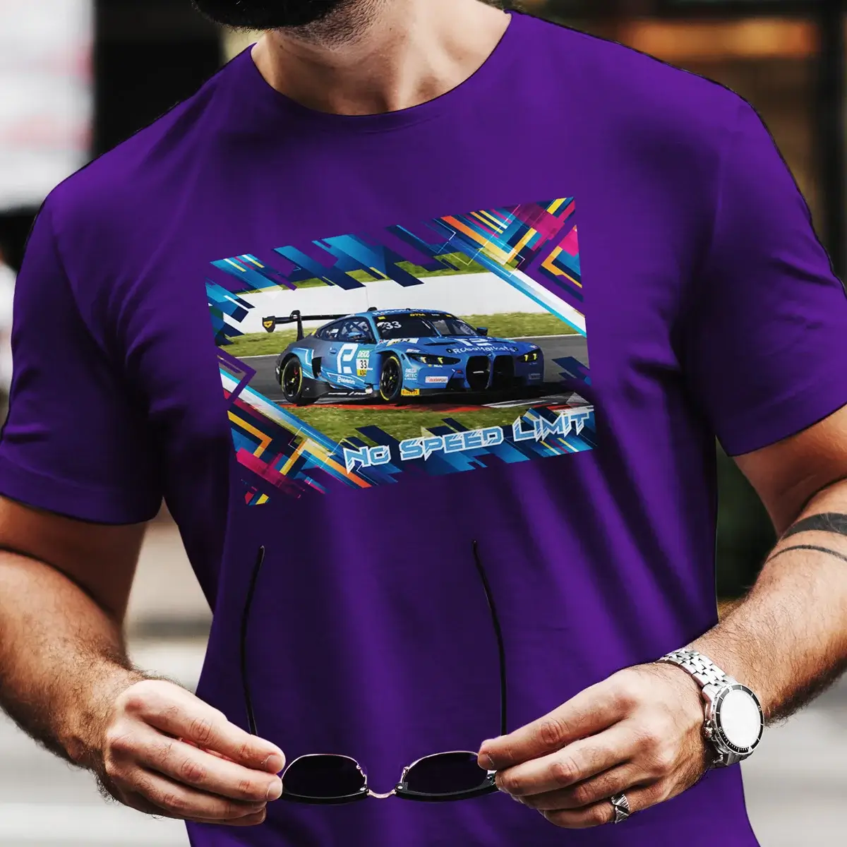BMW M4 GT3 Herren T-Shirt #33 6 BMW M4 GT3 Herren T-Shirt #33 – Bild 6