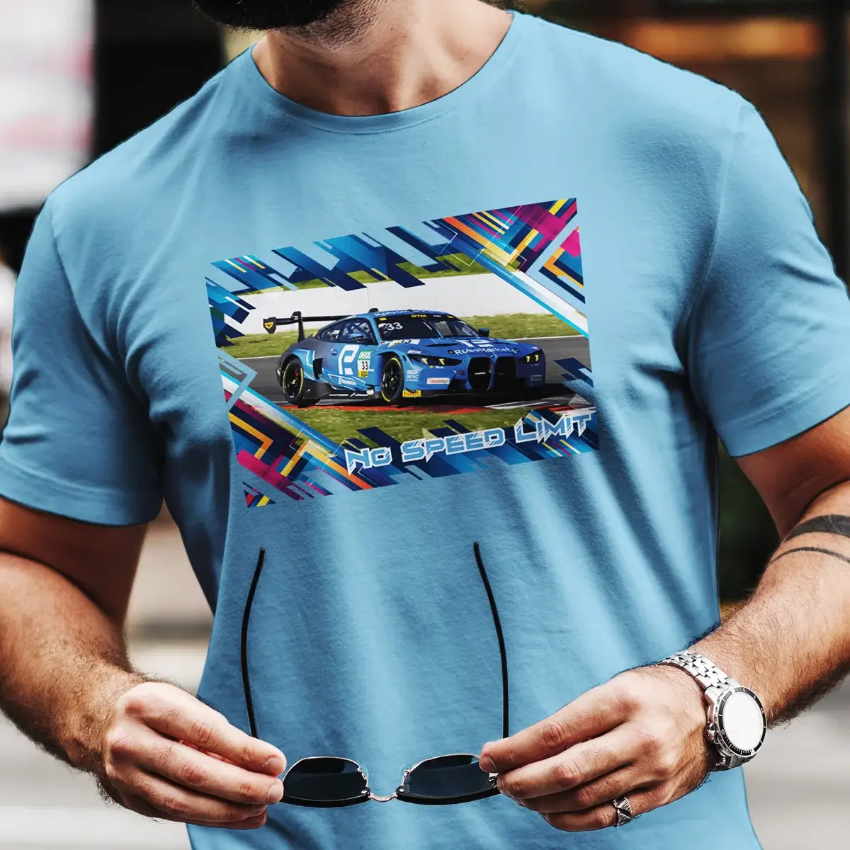 BMW M4 GT3 Herren T-Shirt #33 3 BMW M4 GT3 Herren T-Shirt #33 – Bild 3
