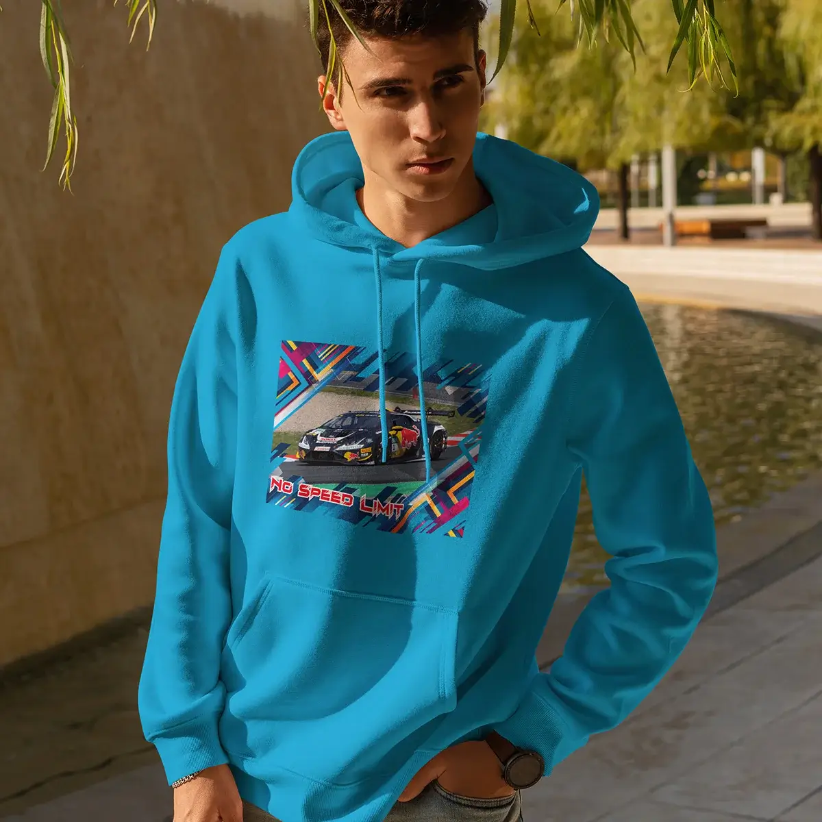 Lamborghini Huracán GT3 Evo2 Hoodie #1 | Motorsport Racingwear 6 Lamborghini Huracán GT3 Evo2 Hoodie #1 | Motorsport Racingwear - Image 6