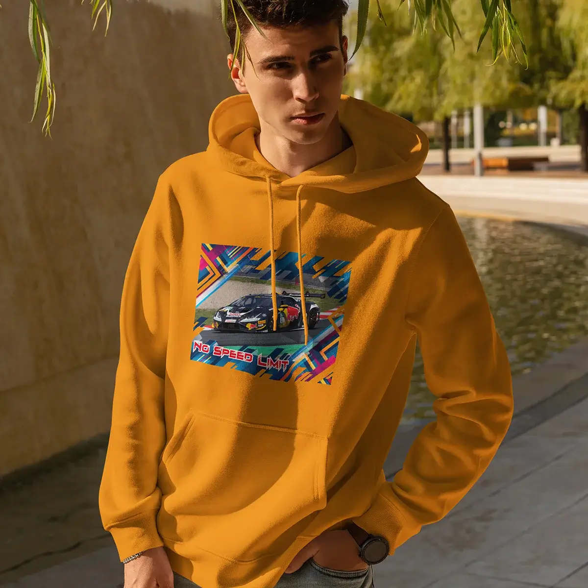 Lamborghini Huracán GT3 Evo2 Hoodie #1 | Motorsport Racingwear 4 Lamborghini Huracán GT3 Evo2 Hoodie #1 | Motorsport Racingwear - Image 4