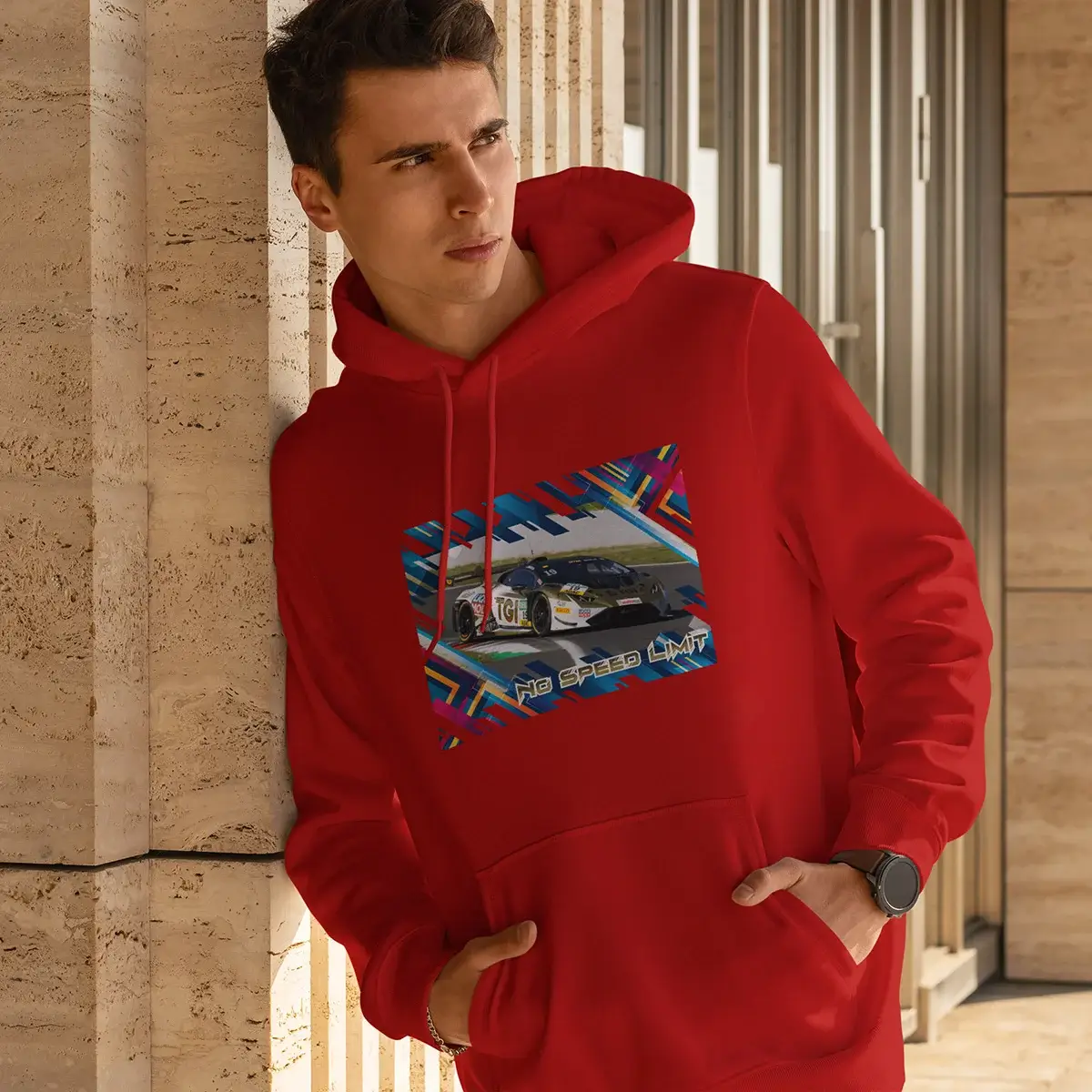 Sensationeller Lamborghini Huracán GT3 Evo2 Hoodie #19 | Motorsport Racingwear 2 Lamborghini Huracán GT3 Evo2 Hoodie