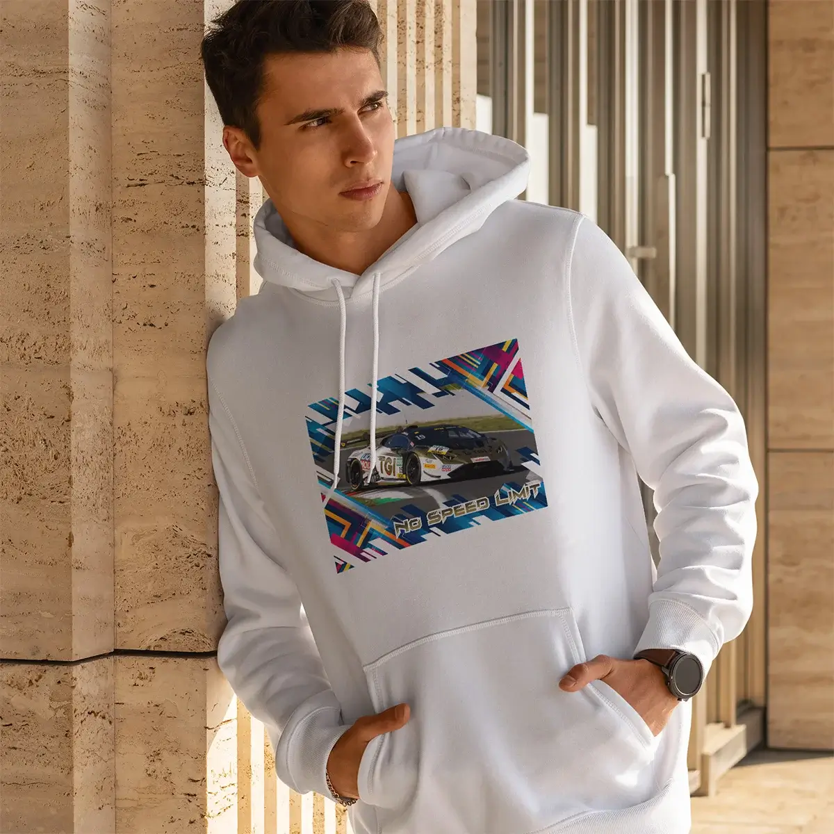 Sensationeller Lamborghini Huracán GT3 Evo2 Hoodie #19 | Motorsport Racingwear 4 Sensationeller Lamborghini Huracán GT3 Evo2 Hoodie #19 | Motorsport Racingwear – Bild 4