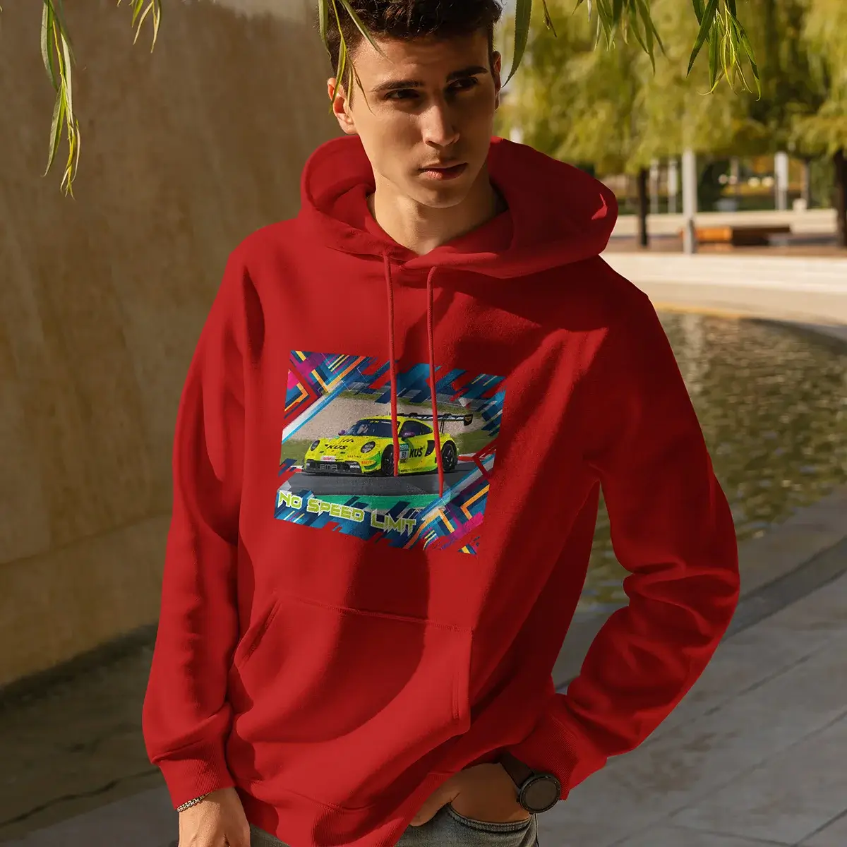 Meistverkaufter Porsche 911 GT3 R Hoodie #91 | Motorsport Style 3 Meistverkaufter Porsche 911 GT3 R Hoodie #91 | Motorsport Style – Bild 3