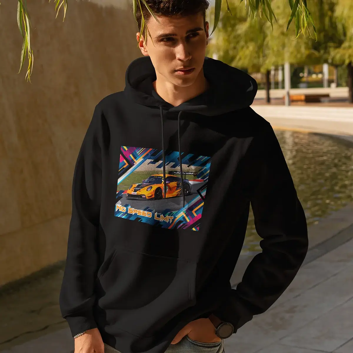 Cooler Porsche 911 GT3 R Hoodie #92 | Motorsport Style 7 Cooler Porsche 911 GT3 R Hoodie #92 | Motorsport Style – Bild 7