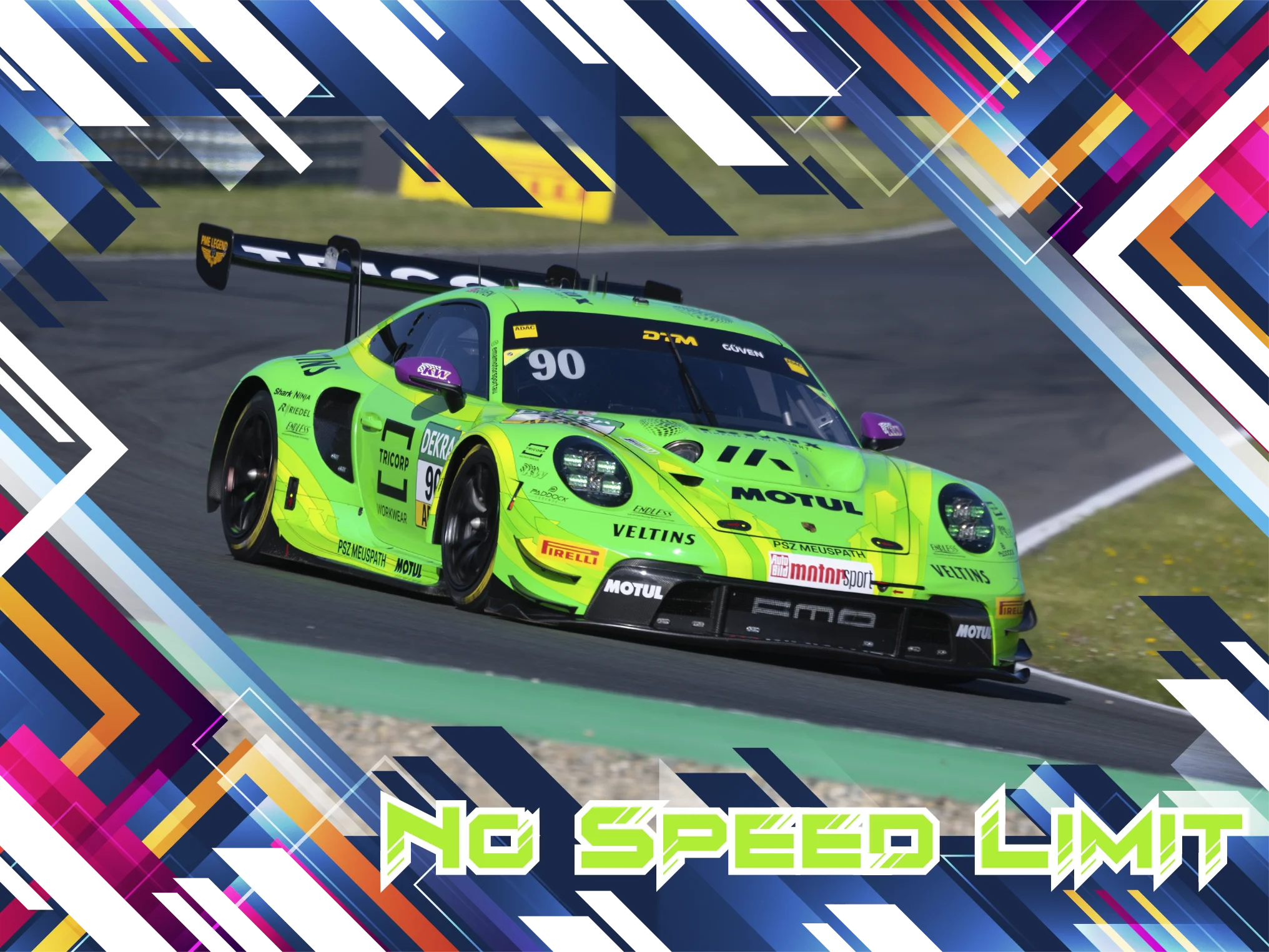 Porsche 911 GT3 R Kinder T-Shirt - #90 - Victory edition 2 Porsche 911 GT3 R Kinder T-Shirt - #90 - Victory edition â Bild 2